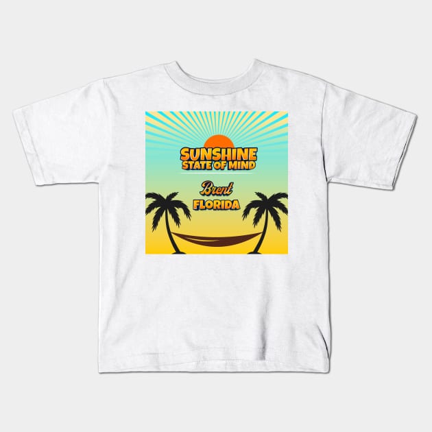 Brent Florida - Sunshine State of Mind Kids T-Shirt by Gestalt Imagery